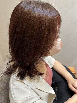 ネウィ 大分中央町店(newi) 【MIKOTO】@mikoto_newi☆ チェリーピンク×レイヤーカット☆