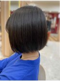 切りっぱなしボブ