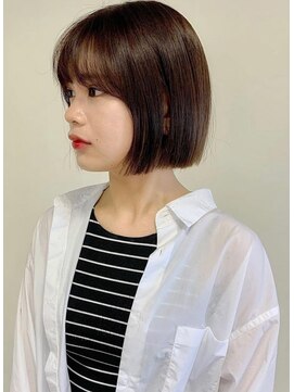 ナループロア ルームー(Nalu pu loa ROOMOO) ゆるまきタッセルカット/タッセルカット/タンバルモリ/韓国ボブ