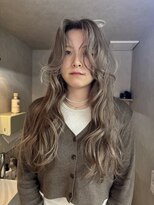 ネルケ(nelke) ロングヘア×くすみカラー_髪質改善トリートメント_韓国