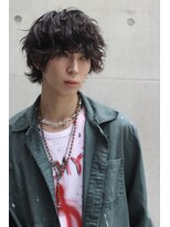 ブークル(boucle) メンズウルフパーマ　マッシュウルフ　スパイラルパーマウルフ