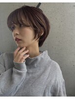 アンツ サザンリゾート 茅ヶ崎店(ANT'S Southern Resort)&nbsp;デザインカラー/レイヤーカット/ウェットヘア/オリーブベージュ