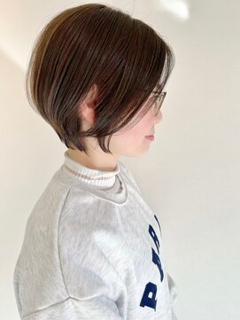 スリー(Th:ree) 【Th:ree】ショート/顔まわり/丸み/マッシュ/縮毛矯正/大久保