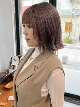 ブラウンズ(BROWNS) ブリーチ履歴ピンクベージュ