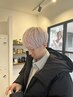★メンズ限定クーポン★デザインカット＋艶カラー　￥7900