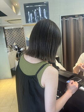 ソワンドゥ ブレス カルム 西中島店(soin de brace calme) オリーブ×外ハネボブ