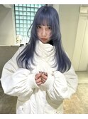 黒髪/ボブルフ/ネビージュ/小顔/ワンレン/髪質改善/