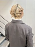 ボブでも出来る！お呼ばれ大人かわいい編み込み風アレンジ