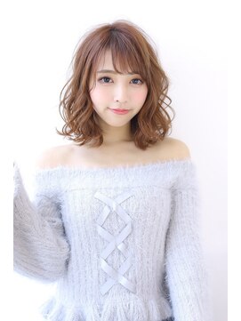 オーロ 千里山店(ORO) 20代30代40代50代ボブルフネビージュ小顔ワンレンショート