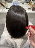 うるツヤボブ/髪質改善ストレート