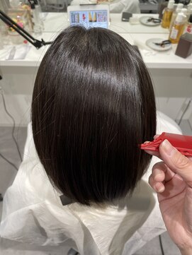 フルールバイニューヨークニューヨーク 京都北大路(fleur by NYNY) うるツヤボブ/髪質改善ストレート