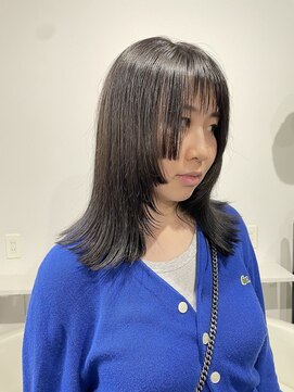 イーチ 吉祥寺(EACH) 【上條実織】顔まわりぷつっとミディアム