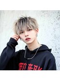 黒髪ボブルフネビージュ小顔ワンレン韓国マッシュ