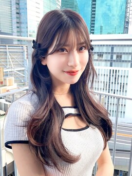 アマトウキョウ アユンチェ(AMA TOKYO×AYUNCHE) 韓国スタイル/ナチュラルくびれヘア_くびれ巻き_レイヤーカット