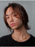メンズボブメンズミディアムパーマスパイラルパーマルーズパーマ