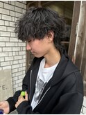 波巻き×スパイラルウルフパーマ