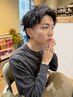 メンズ平日カット+眉カット+マイクロバブルシャンプー