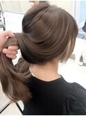 ハイライトバレイヤージュダブルカラーケアブリーチ20代30代