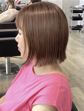 お客様style☆ぱっつんボブ