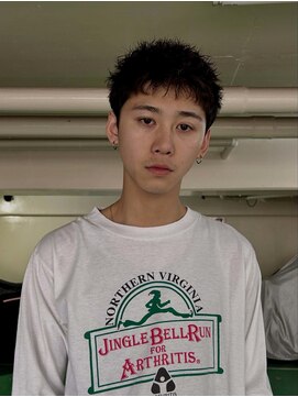 ヒュージ 三軒茶屋(huge) スパイキーショート/ニュアンスパーマ/メンズカット/メンズ