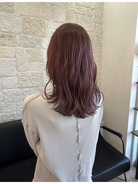 ヴァン カウンシル 川口店(VAN COUNCIL) オーガニックピンクミディ【東川口　艶カラー】