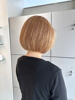 エイト 沖縄豊崎店(EIGHT toyosaki)&nbsp;【EIGHT 豊崎】お客様スタイル_［丸みボブの上品艶ショート］