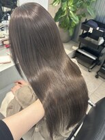 オニキス 原宿(ONYX)&nbsp;e62髪質改善トリートメントブリーチなしダブルカラーオリーブ