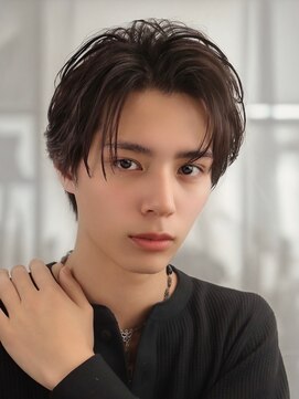 オーシャントーキョー 仙台(OCEAN TOKYO) ビジネスセンターパート黒髪ニュアンスパーマ仙台メンズ