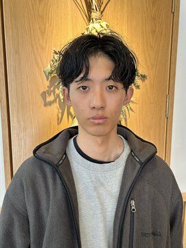 ロジエ(ROSIER) 爽やかセンターパートパーマ10代20代30代