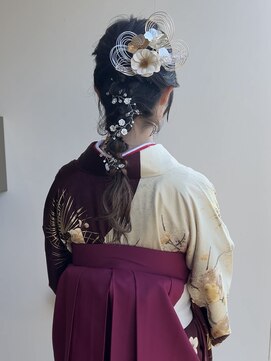 ソエラ(Soera) 卒業式/袴ヘアセット/編みおろし