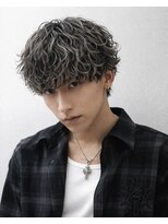 グレイバイニューヨークニューヨーク 京都北大路(Gray by NYNY)&nbsp;ルーズ波巻きパーマ×ハイライトカラー