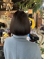 ヘアリゾート マンゴスティン(hair resort Mangosteen) つるんとボブ