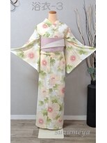 きものサロン すずめ屋&nbsp;レンタル番号　浴衣-3（芙蓉）