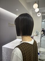 エレノア アネックス銀座(Eleanor)&nbsp;暑い夏も快適に◎首元スッキリ大人ストレートボブ＊＊