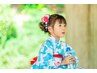 子供　浴衣ヘアアレンジ　　お電話でご予約下さい