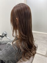 フレーム ヘア ルーム 天王寺駅前店(FRAME hair room) ツヤ重視のピンクブラウンカラー