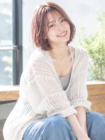ドット ヘアー(dot.hair)&nbsp;ピンクベージュ / ニュアンスウェーブ / シースルーバング