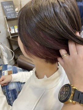 エールセット(eile set) ピンクのインナーカラー