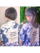 エクステ専門店あるじゃんすー 柏店&nbsp;シルバーパープルウルフ#シールエクステ#エクステ#小顔#柏