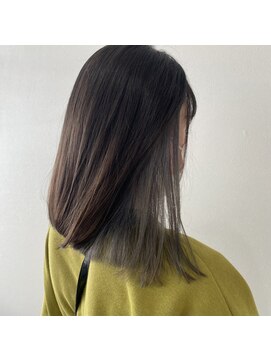 エルフ(elf) インナーカラー×グレー グレージュカラー