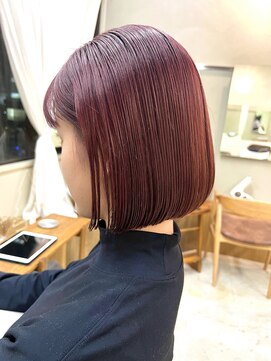 マロウ(mallow) 《花屋併設》ショートボブ/冬カラー/チェリーブロッサム