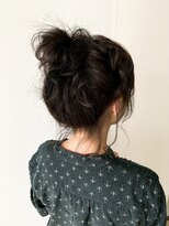 ライフ 四条畷店(Lyfe)&nbsp;お団子アレンジ_ダークカラーボブルフ__115