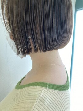 ネオヘアー 曳舟店(NEO Hair) ミニボブ×オリーブベージュ/似合わせカット/くびれヘア/曳舟