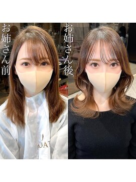 アフロート ディル(AFLOAT D'L) 表参道アフロート担当張替★お姉さん髪型セミディ★