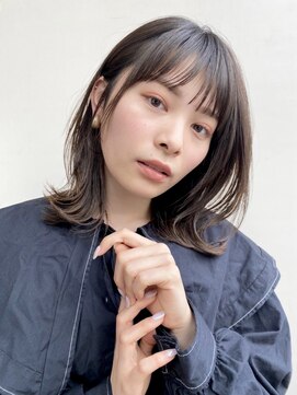 ガーデン オオタカノモリ(garden otakanomori) 大人可愛いベビーバングショコラベージュミディ