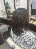 デジタルパーマで大きめカールでゆるふわスタイル【別府】