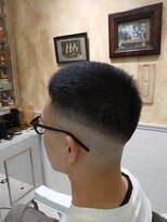 ルドローブラントオオサカ(LUDLOW BLUNT Osaka)&nbsp;【LUDLOW BLUNT】バズカット ボウズヘア 坊主 眼鏡男子スポーツ