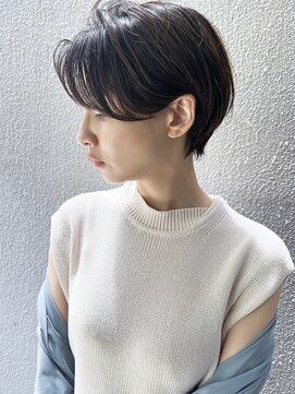 ラウンジ モリオ イケブクロ(Lounge MORIO Ikebukuro) 【morio池袋】大人可愛い黒髪前下がりショートボブ♪