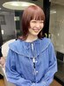 〈ピンク〉カット＋カラー（ケアカラー＋1100円）＋髪質改善TR
