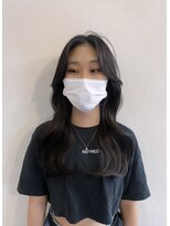 シェノン 梅田(CHAINON)&nbsp;小顔カット×韓国レイヤースタイル×艶カラー